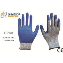 Рабочие перчатки безопасности с защитой от нитрила (H2101)